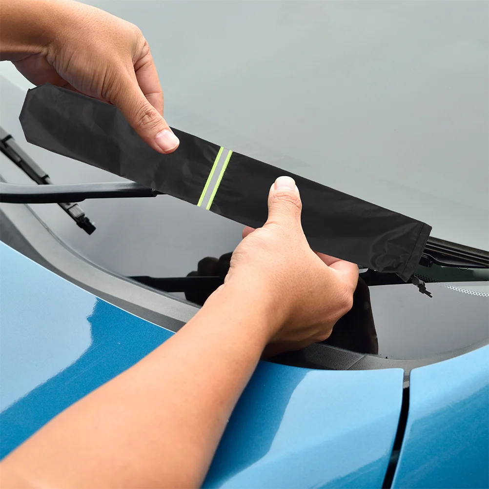 Cubiertas de limpiaparabrisas para coche, Protector de parabrisas, cubierta de nieve de invierno, fácil instalación, accesorios para coche, cubiertas de limpiaparabrisas