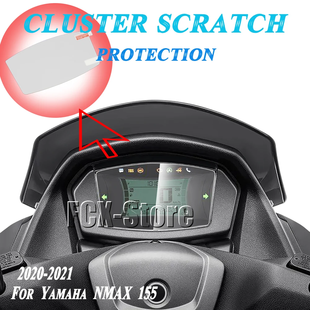 

For Yamaha NMAX 155 2020-2021 Motorcycle Cluster Scratch Protection Film Screen Protector Accessories