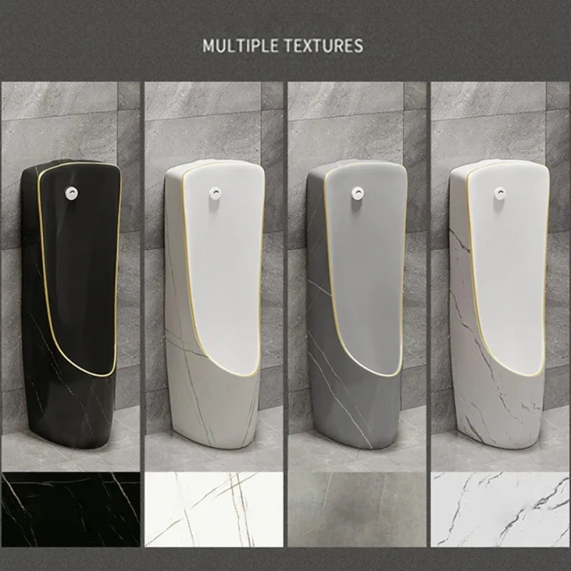 Automatic Urinal Flusher With Sensor OEM Wall Hung Ceramic Power Urinal For Men Floor Mounted Urinals