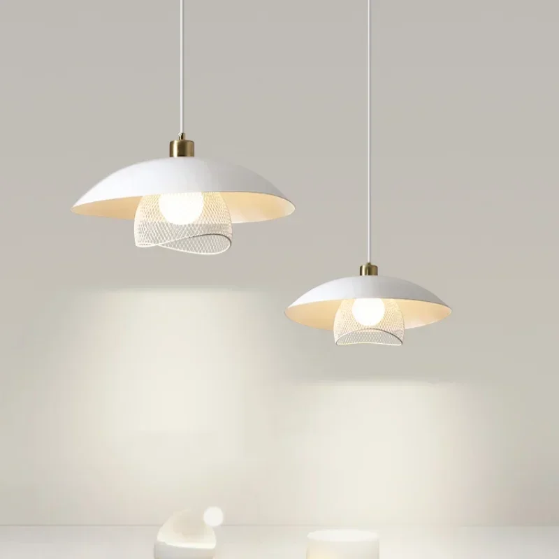 

Nordic Modern Cream Style Restaurant Pendant Light Minimalist Homestay Dining Table Hanging Lamps Indoor Lighting