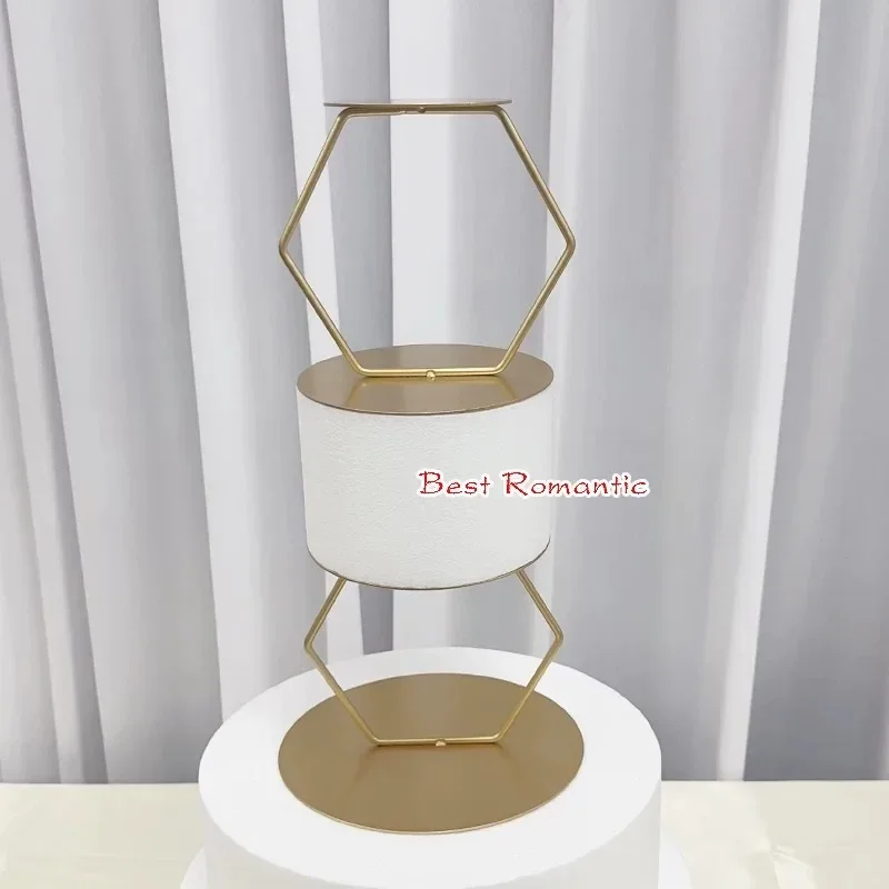 DSA wrought iron cake rack dessert table cake tray layered cake support rack wedding supplies decorative pendulum