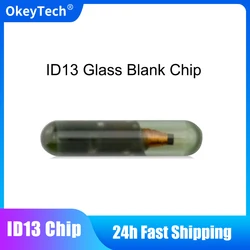 OkeyTech Transponder ID13 Car Key Blank Glass Chip For Audi Fiat Honda Saab Volkswagen Kia Skoda Peugeot Auto Fob Accessories