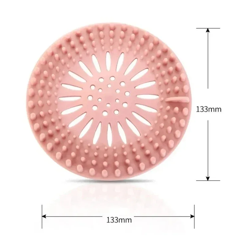 1PC Bathroom Hair Sink Sewer Filter Floor Drain Strainer Hair Stopper Shower Drain Cover Kitchen Sink Anti-blocking