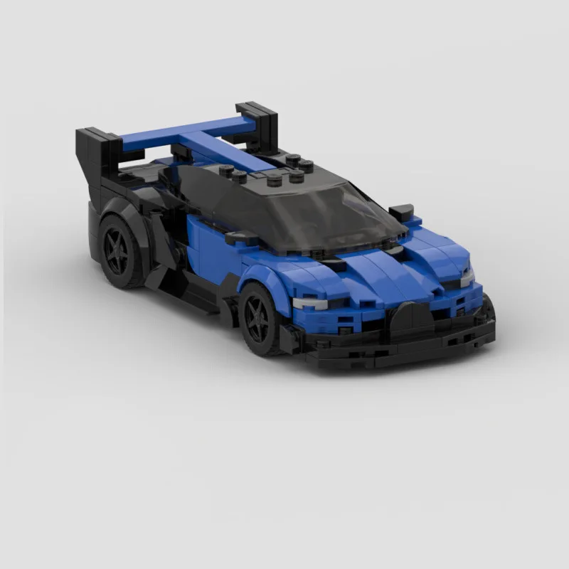 Neue heiße Moc Bugatti Bolide Vision GT Racing Speed Champion Racer Bausteine Ziegel kreative Garage Spielzeug für Jungen Geschenk DIY Set