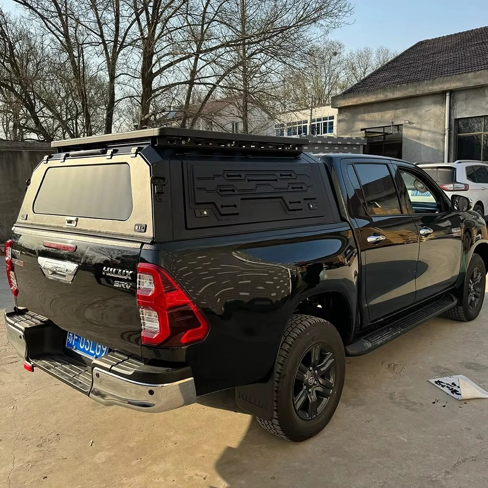 

ram 1500 6.4ft Pickup Bed Caps Truck 4wd Ute Camper Shell Waterproof Heavy Duty Steel Canopy Topper with Sliding windows