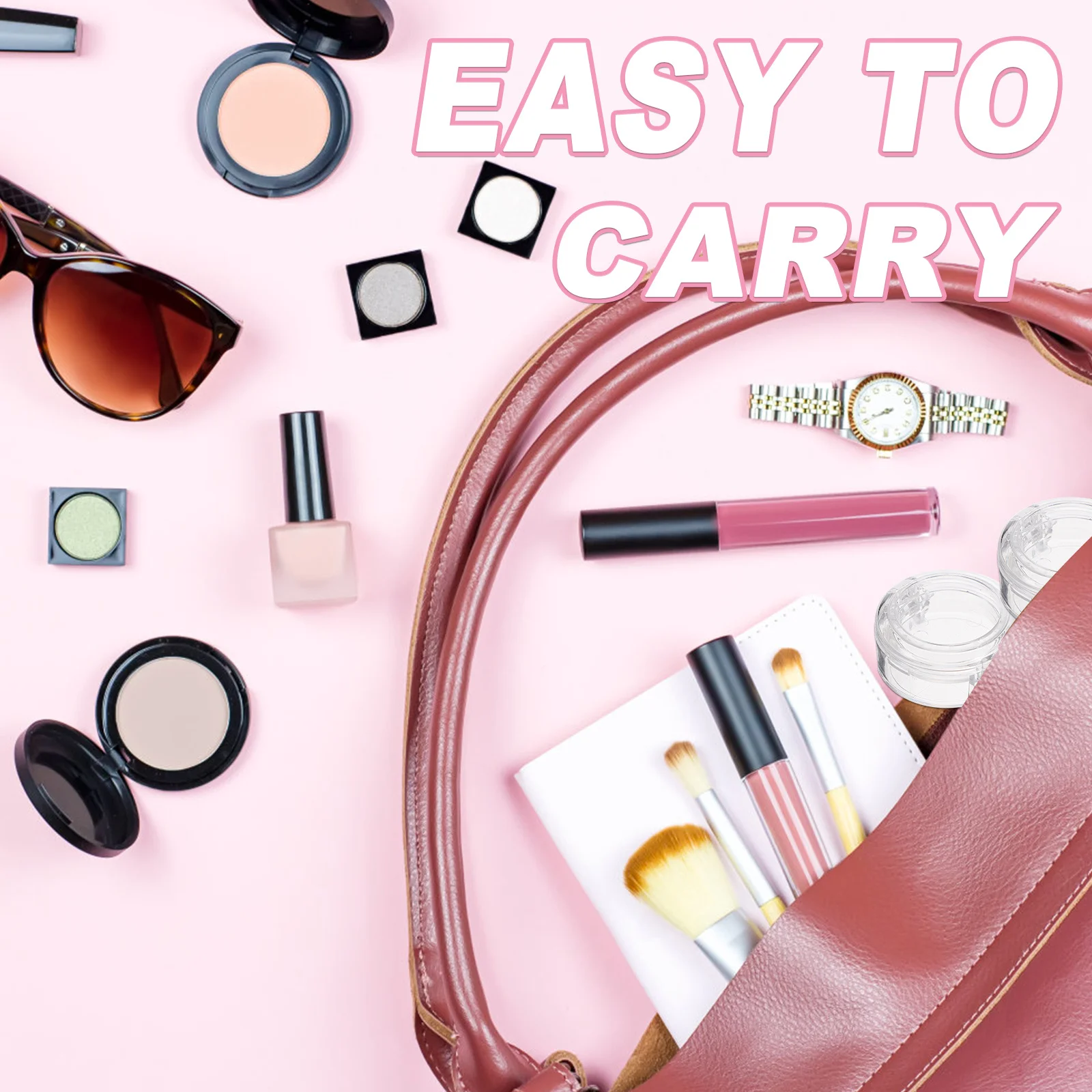 

8Pcs Eyeshadow Storage Box Makeup Organizer Compact Case for Home Travel Empty Eyeshadow Palette Holder Container