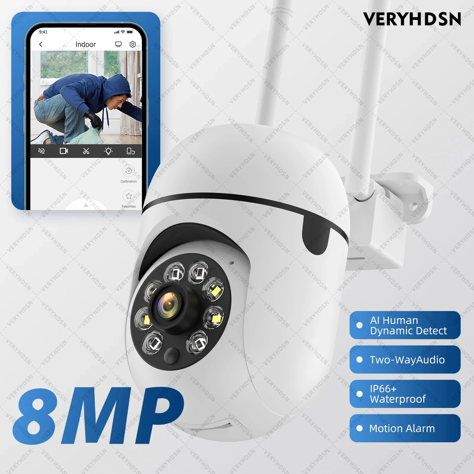 8MP Hd Ip Camera Se…