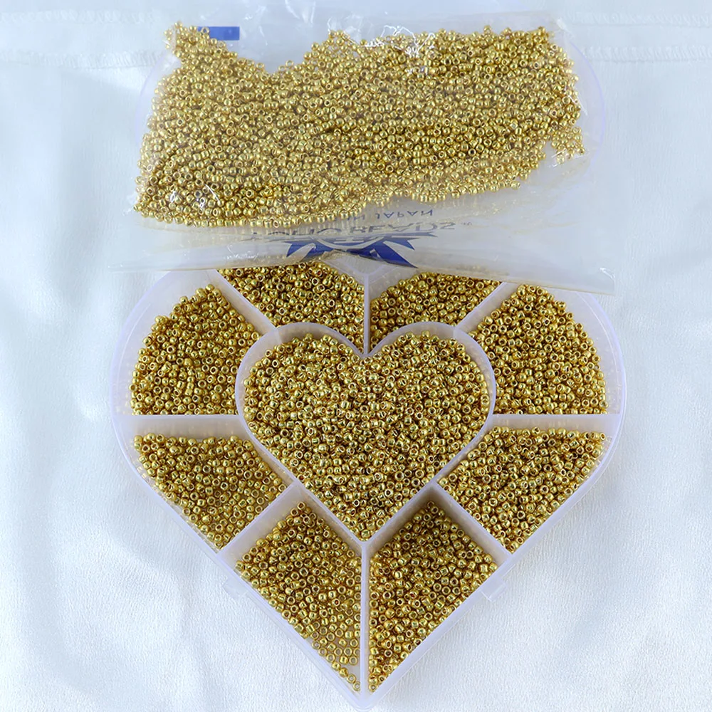 10g Tube-Packed Japanese Imported TOHO Metallic Color 8/0 Round Beads Jewelry Accessories DIY Handmade Lovers' First Choice