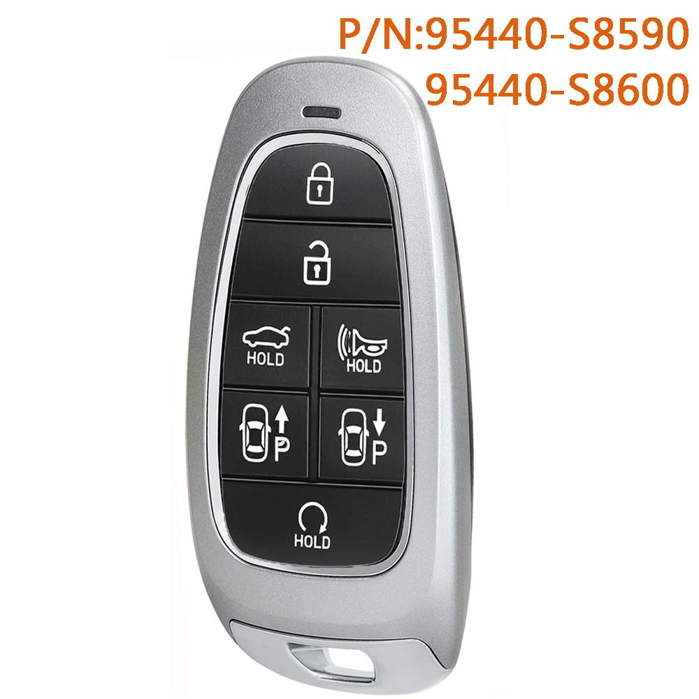 

Брелок-ключ KEYECU 95440-S8590 95440-S8600 для Hyundai Palisade 2022-2025 TQ8-FOB-4F28 433 МГц 5074A-FOB4F28