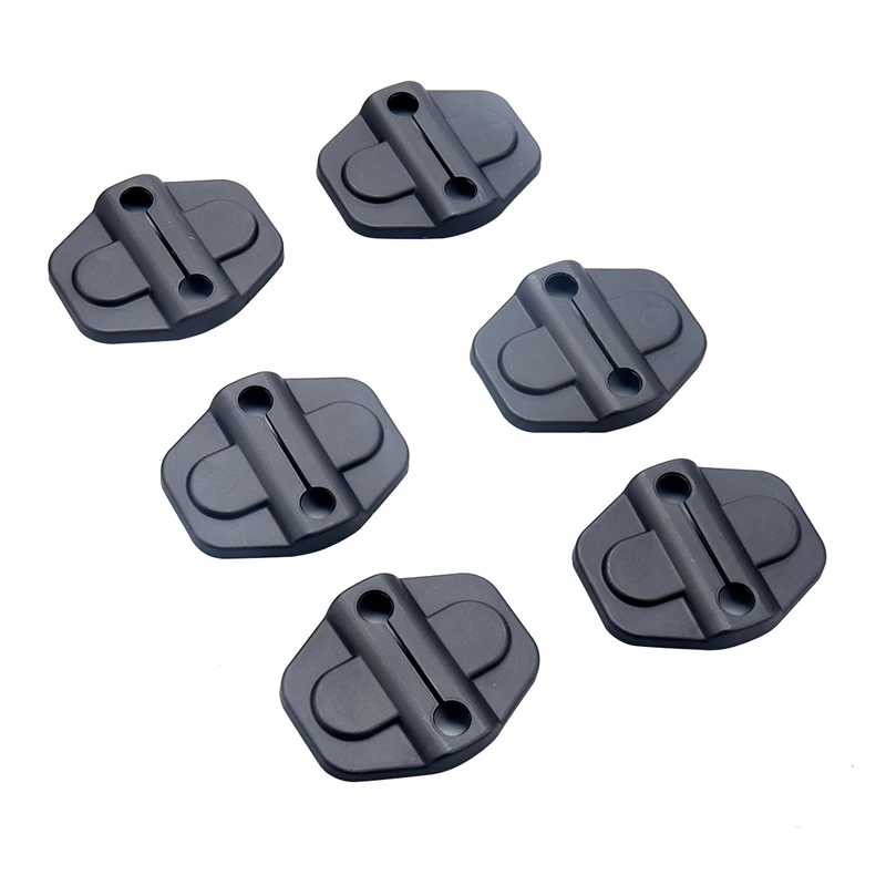 

NEW-6PCS Door Lock Cover Buckle Decor Protection Trim for 2018-2021 Jeep Wrangler JL JLU for Jeep Gladiator JT 2020 2021
