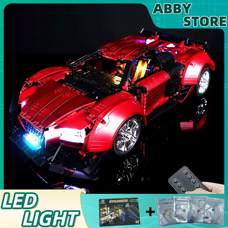 

DIY RC LED Light Kit For LEGO 10516 Technical Sports Car (Only LED Light,Without Blocks Model)