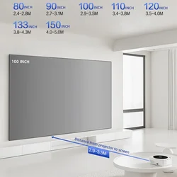 Fresnel-Pantalla de proyector ALR de tiro largo óptico, luz ambiental, rechazo de alto contraste, ''2024, 100'', 110 '', 16:9, gran oferta, 120