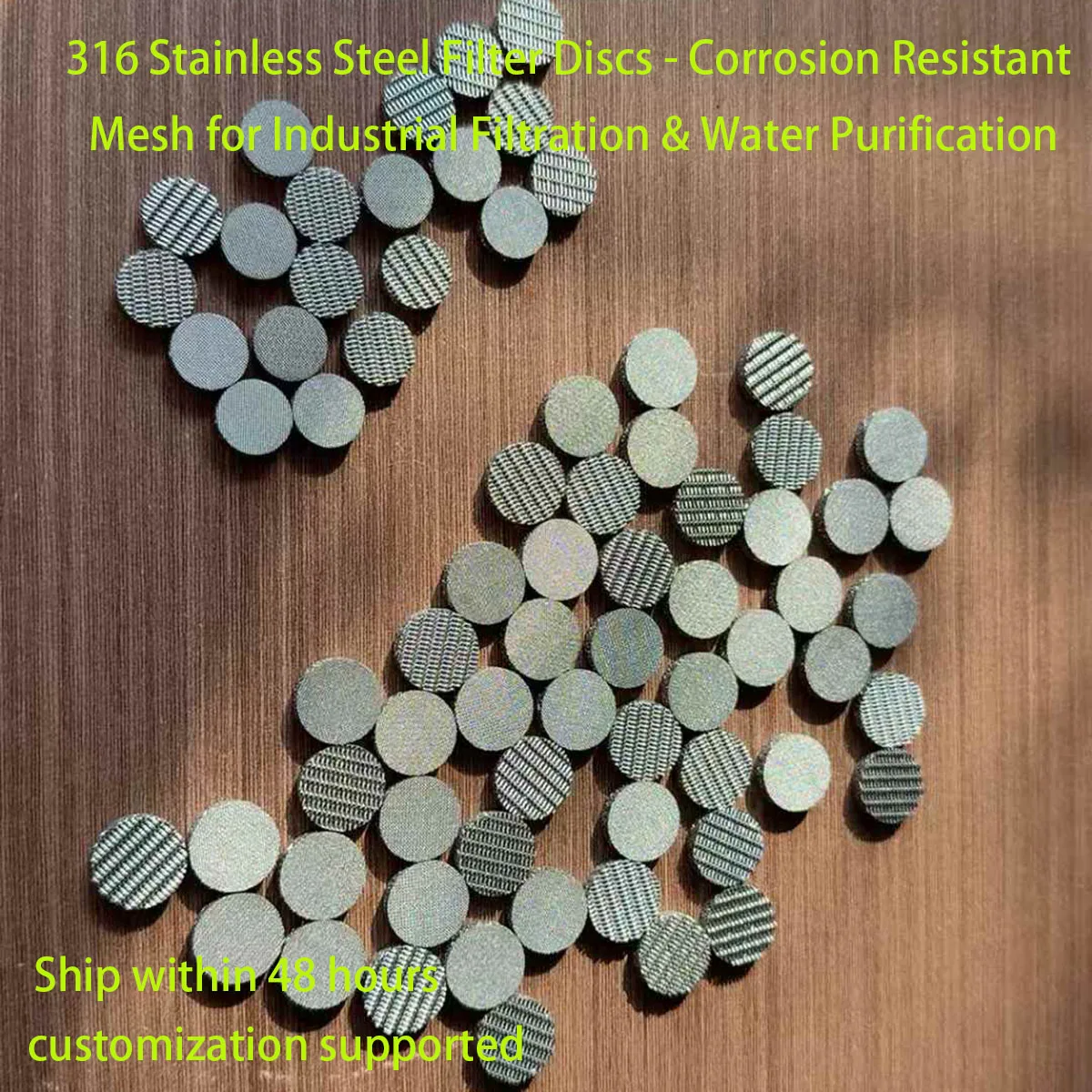 316 Stainless Steel Filter Discs - Corrosion Resistant Mesh for Industrial Filtration & Water Purification