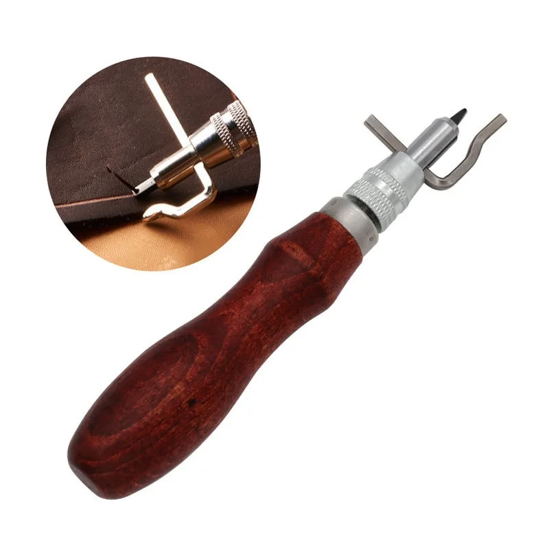 Multifunctional 7 in 1 leather groover edge press, edge trimmer, punching, multi-purpose tool