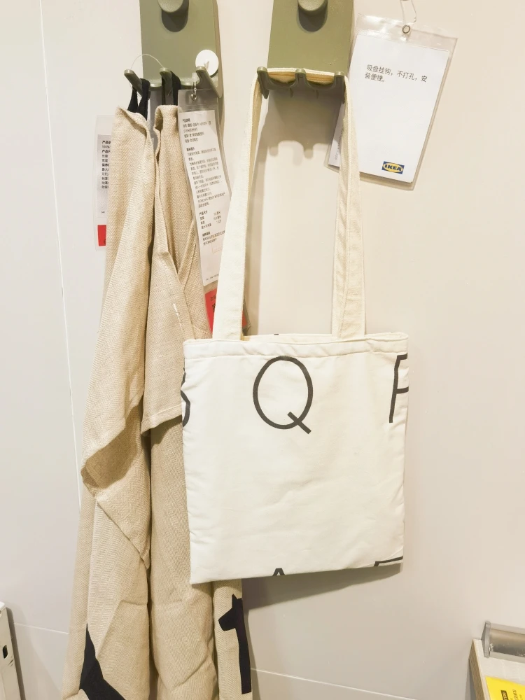 Handmade fabric canvas storage bag tote bag aesthetic bags