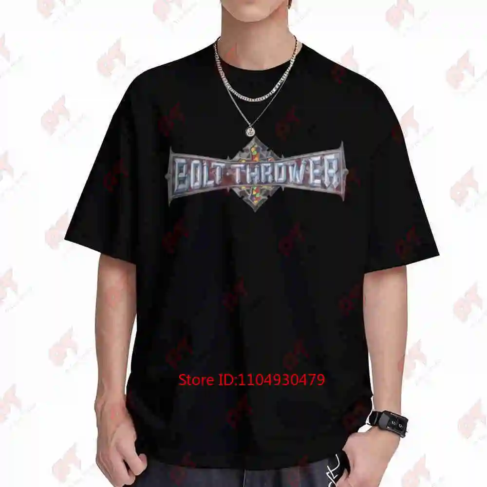 Bolt Thrower Cenotaph Band Logo Short Sleeve Tee 100% Cotton T-Shirt