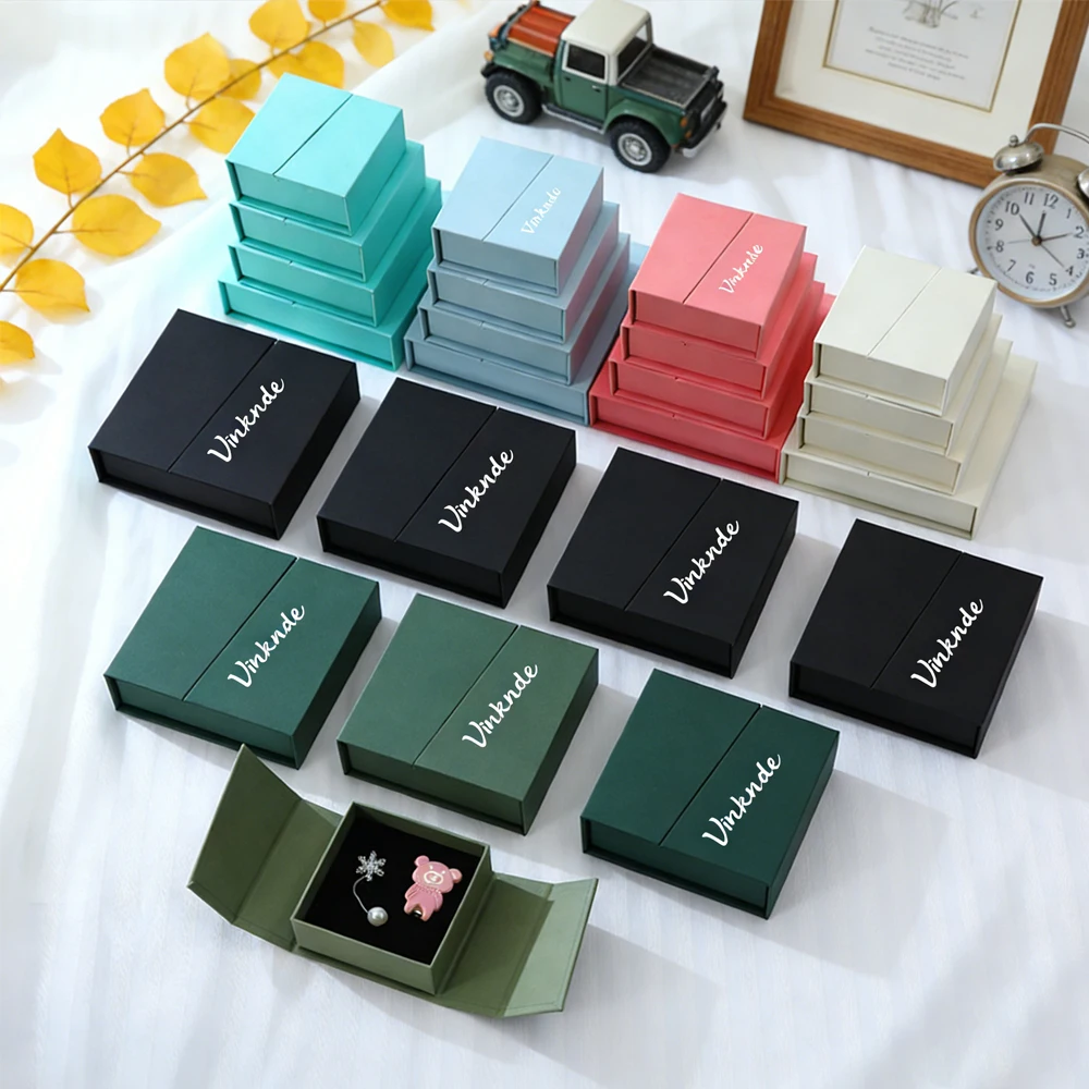 

Персонализированные подарочные коробки для украшений с логотипом, 20 шт., для свадебных сувениров, маленьких подарков, колец, серег, кулонов, браслетов, ожерелий, брошей