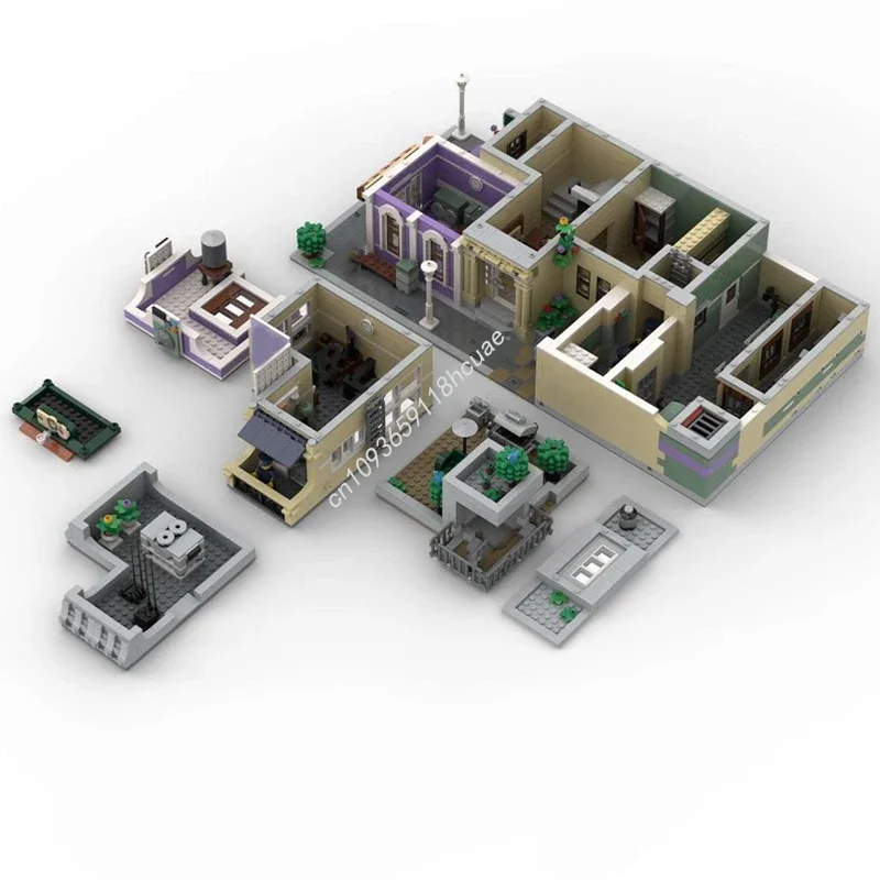 

2897pcs MOC The Prison Building Blocks Christmas Highly Detailed Creative Project for Enthusiasts Assemble DIY idea Gift