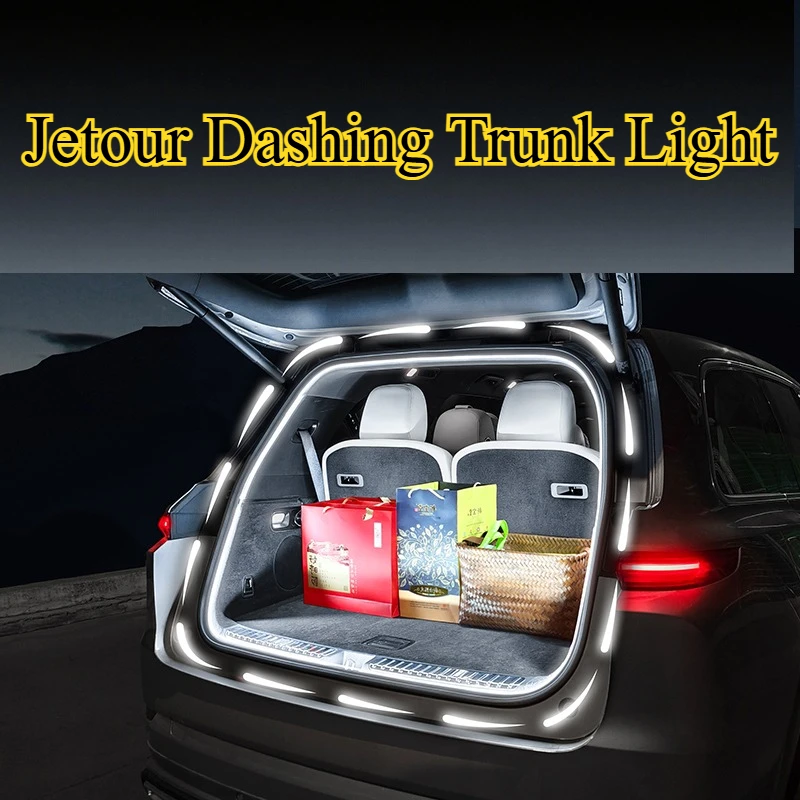 

Для Jetour DASHING багажник окружающий свет 2022-2025 проточное водное приветственное освещение украшение интерьера автомобиля окружающие аксессуары