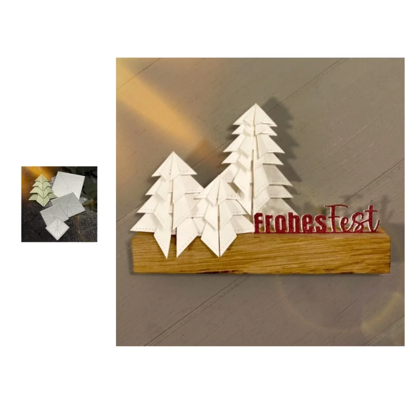 Neues Produkt Vorverkauf Box Eltern-Kind Stanzformen und Stempel DIY Scrapbook Album Dekoration Geprägtes Papierkarten-Set