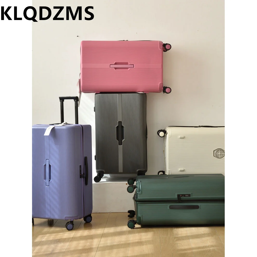 KLQDZMS Luggage 28-inch Large-capacity Trolley Case 20 Ultra-light Boarding Box 24 Men and Women Password Box Rolling Suitcase