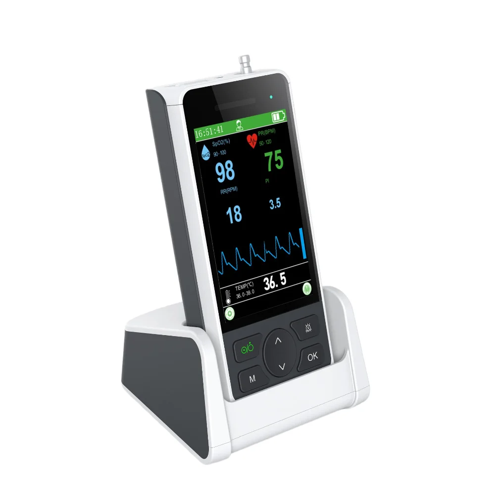 Handheld Patient Monitor for Veterinary Clinic Hospital Use New Upgrade Vital SPO2 TEMP fast shipping