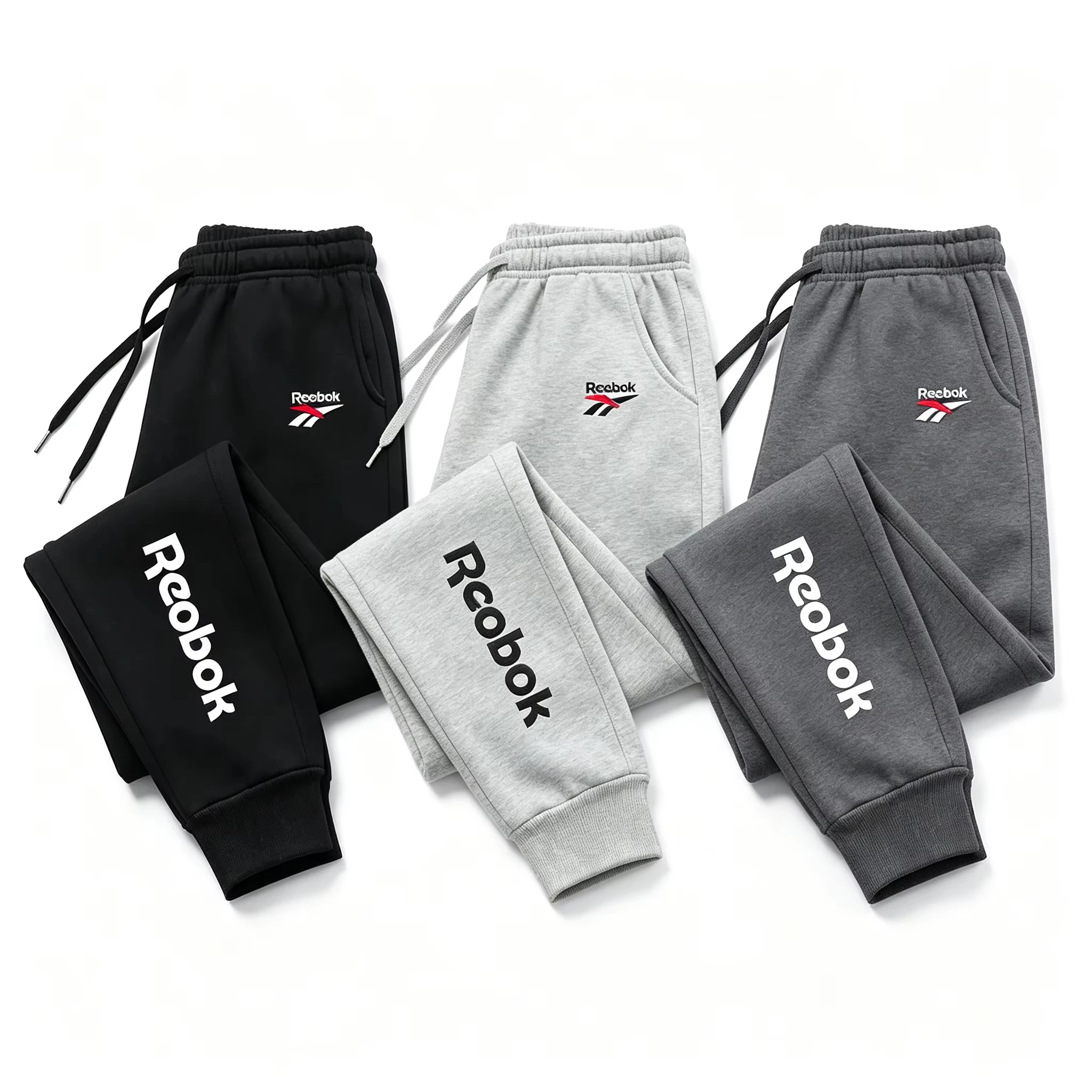 2026 Men's Loose Multi - functional Drawstring Fitness Pants - Printed Pattern - Casual Sports Solid Color Men's Pants joggers