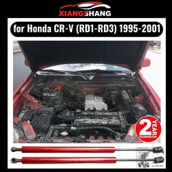 Hood Bonnet Gas Struts for HONDA CRV CR-V 1995-2001 RD1 RD2 RD3 Lift Support Gas Spring Damper Carbon Fiber Shock Car Styling