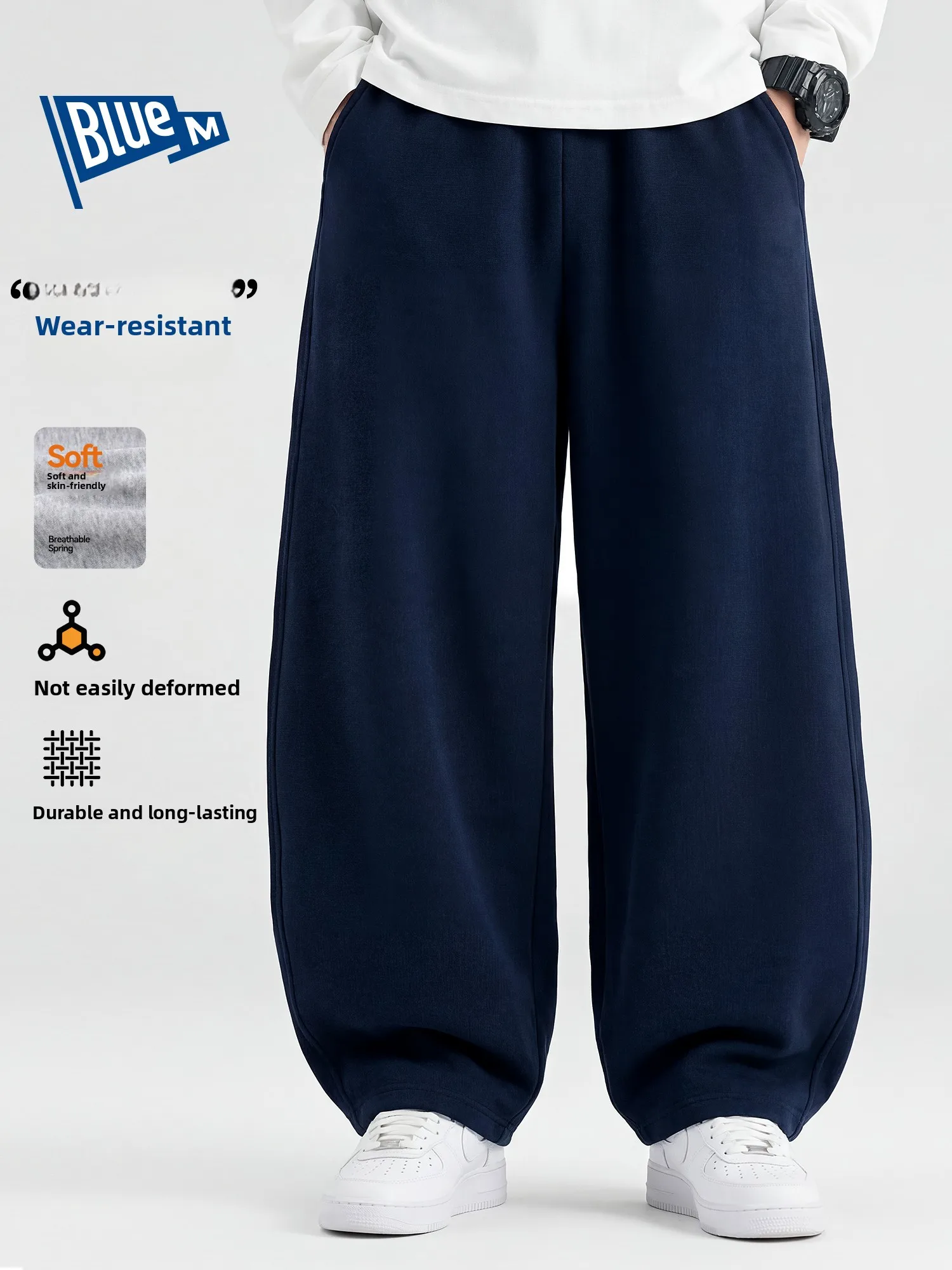 Wear-Resistant Boys' Sports Pants Long Knife-Shape Casual Trousers for Autumn New Style Children's Clothing Cotton Blend Fabric