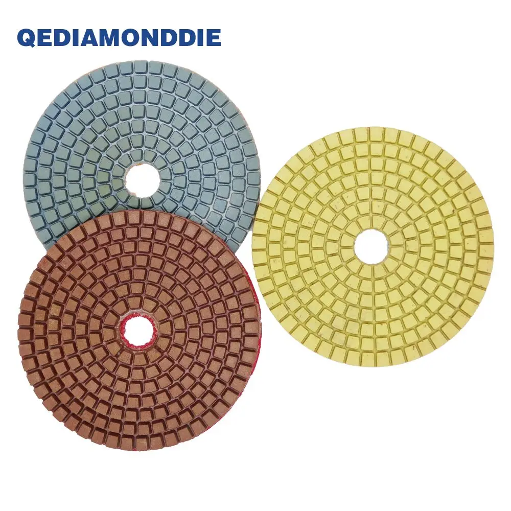 

100mm Granite Stone 50#-3000# Diamond Polishing Pad for Marble