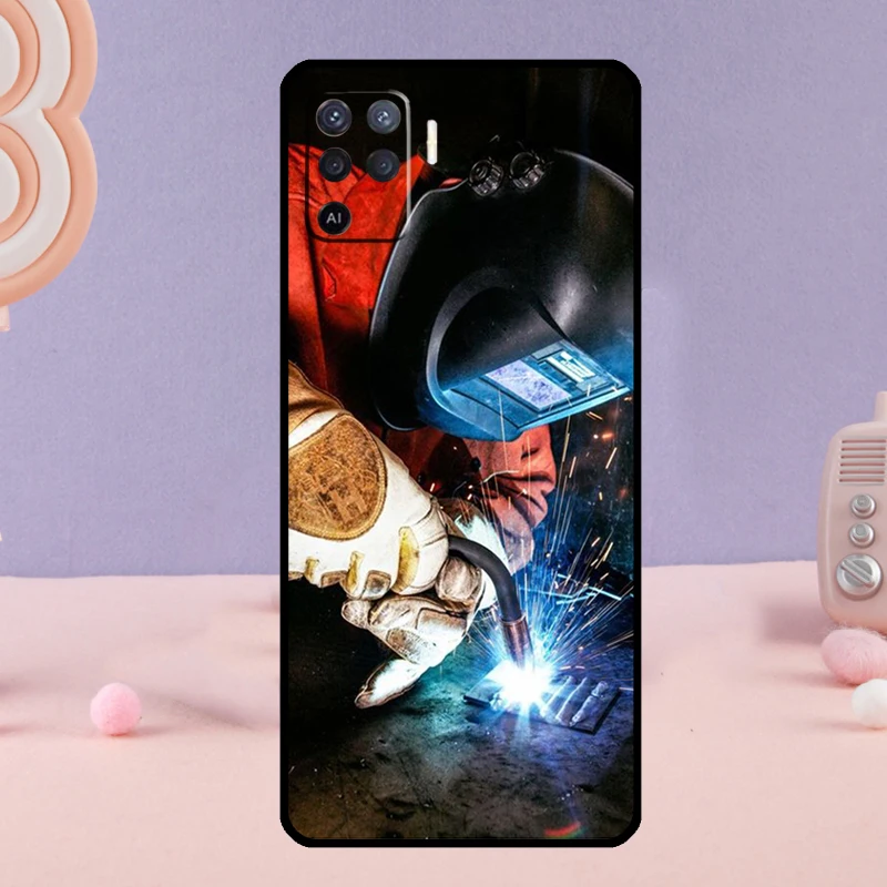 لحام لحام الساخن المعادن عامل جراب هاتف ل ممن لهم A80 A60 A40 A94 A54 A98 A78 A18 A38 A58 A16 A76 A96 A17 A77 A74 A57S A15 #3