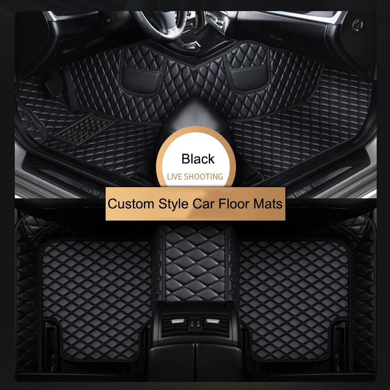 Custom Car Floor Mats for Volkswagen Vw Passat Alltrack 2016-2022 Year Eco-friendly Leather Car Accessories Interior Details