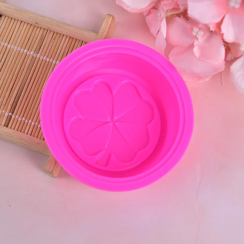 【YA】Random Color 3D Handmade DIY Silicone Mold Soap Mold Fondant Cake Decorating Tools Soap Making