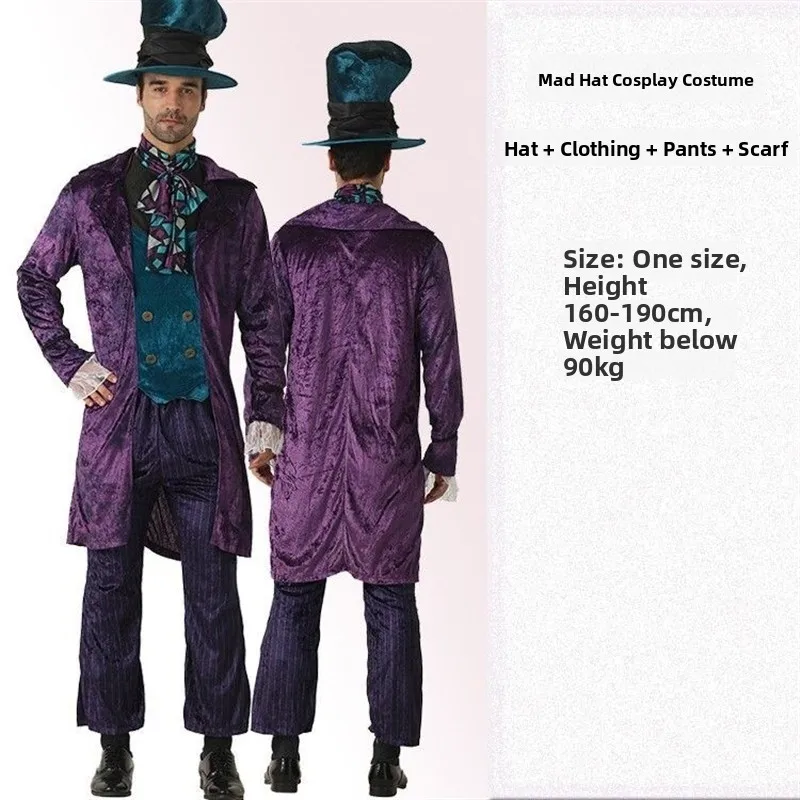 

Alice in Wonderland Cosplay Red Queen Poker Soldier Mad Hatter Cheshire Costume Halloween Stage Performance Women's Clothing