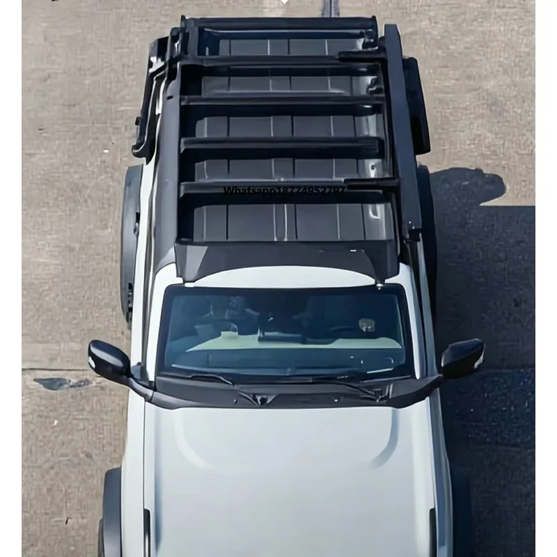 Custom Heavy Duty Aluminum Alloy Luggage Rack for  Bronco 4 Door SUV Outdoor Travel Camping