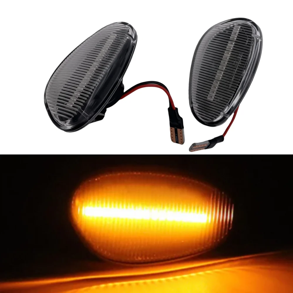 2PCS LED Dynamic Turn Signal Light Mirror Indicator FOR For Alfa Romeo 145 146 1994-2000 GTV Spider 1994-2003 155 1992-1997