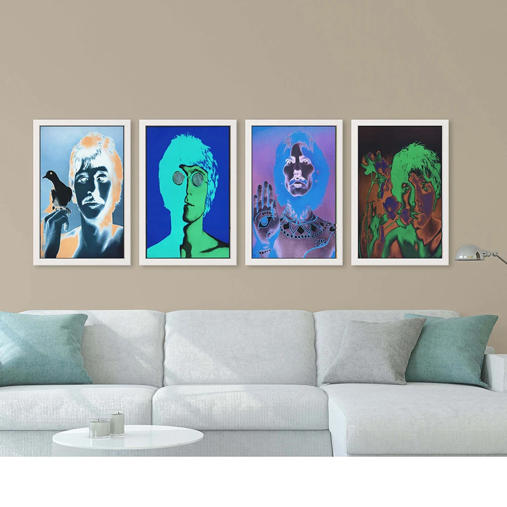 Aesthetic Classic Poster The Beatle Figure Canvas Painting Modern Art Print Abstract Wall Picture For Living Room Home Decor - Image 3