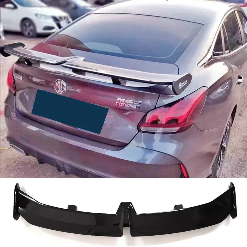 

MG GT 5 Spoiler for Morris Garages 5 Carbon Surface Car Rear Wing 2021 To 2023 Type W ABS Material Tail Fin