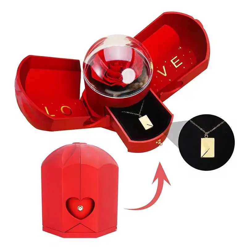 

Шкатулка для драгоценностей из розового золота с сушеными цветами и секретным отделением для любви — роскошный сюрприз на день рождения для H