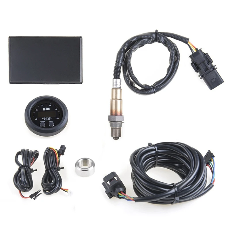 Air Fuel Ratio Measurement Kit,Lsus 4.9 Sensor, 2-1/16 Inch 52Mm Wideband UEGO Digital AFR Oxygen Sensor 06J90626