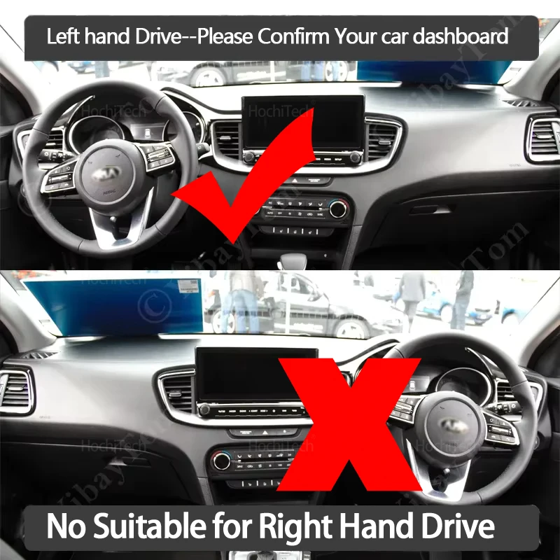 For KIA CEED XCEED GT 2019 2020 2021 2022 2023 2024 2025 Dashboard Mat Dashmat Cover Pad Sunshade Carpet Accessories