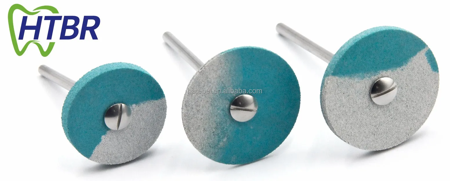 Dual Color Tungsten Carbide Burrs Diamond Disc Polishers Round Head Grinding Tools