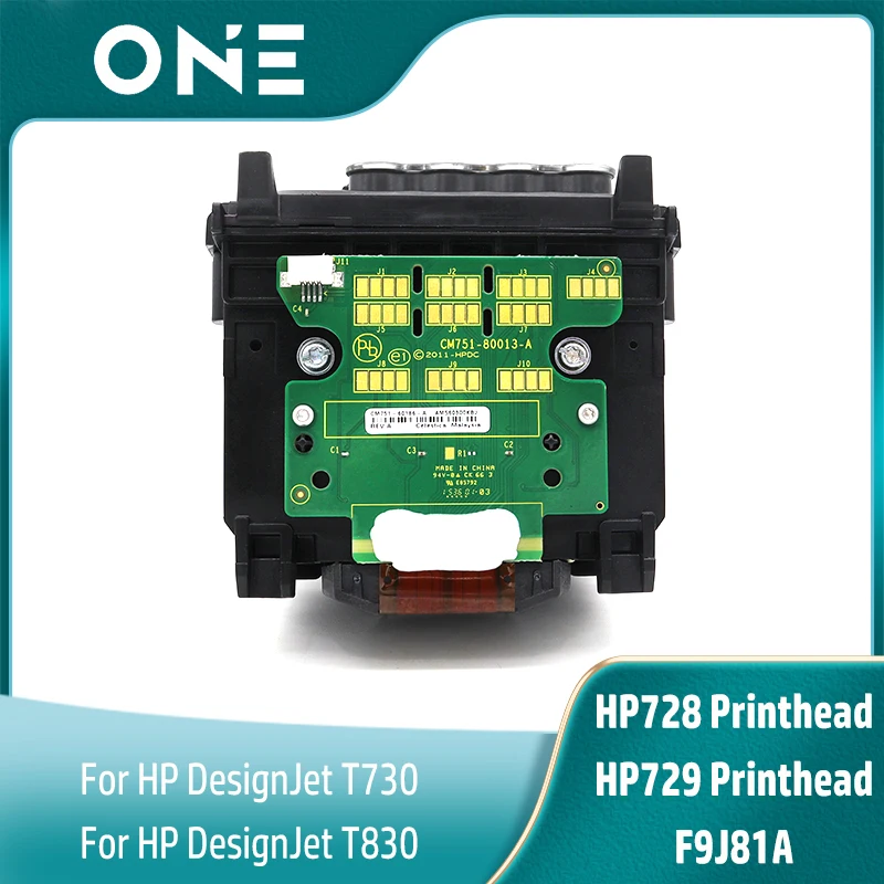 

Brand New For HP 729 Printhead HP728 Print Head F9J81A For HP DesignJet T730 T830 Printer Head cabeça Cabezal