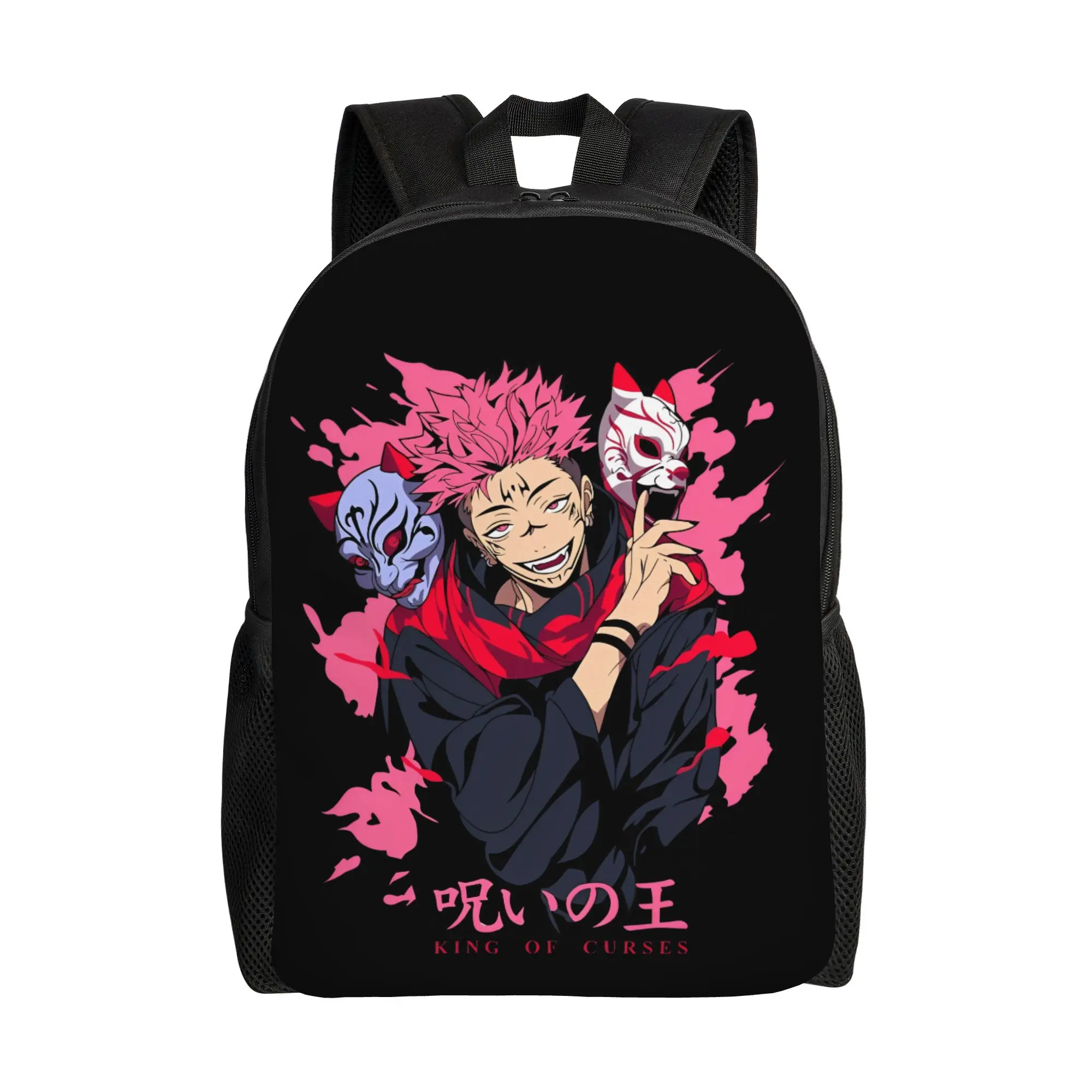 

Классический рюкзак Jujutsu Kaisen с Юдзи Итадори, для студентов, работы, аниме-фанатов, мужской и женский, для ноутбука, холщовая сумка