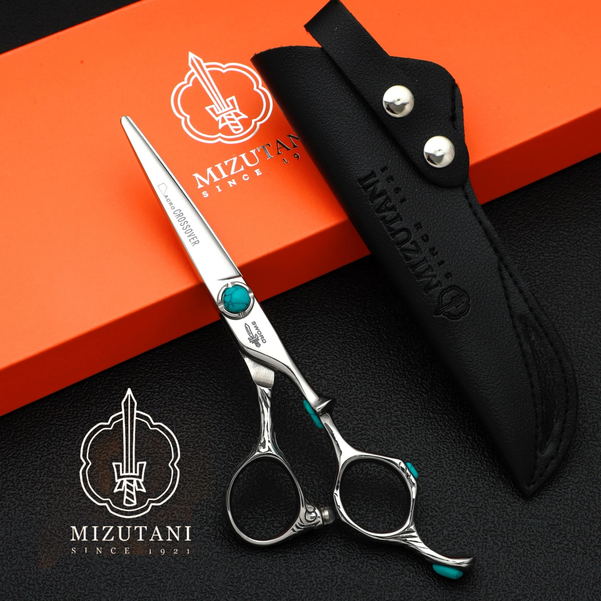 

New MIZUTANI barber scissors 5.5 Inch gem series scissors VG10 Material Sharp and wear-resistant Salon hair scissors