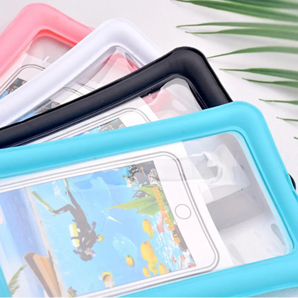 Phone Storage Bag Phone Waterproof Bag Universal Transparent Phone Bag with Lanyard Protective Case for Boating