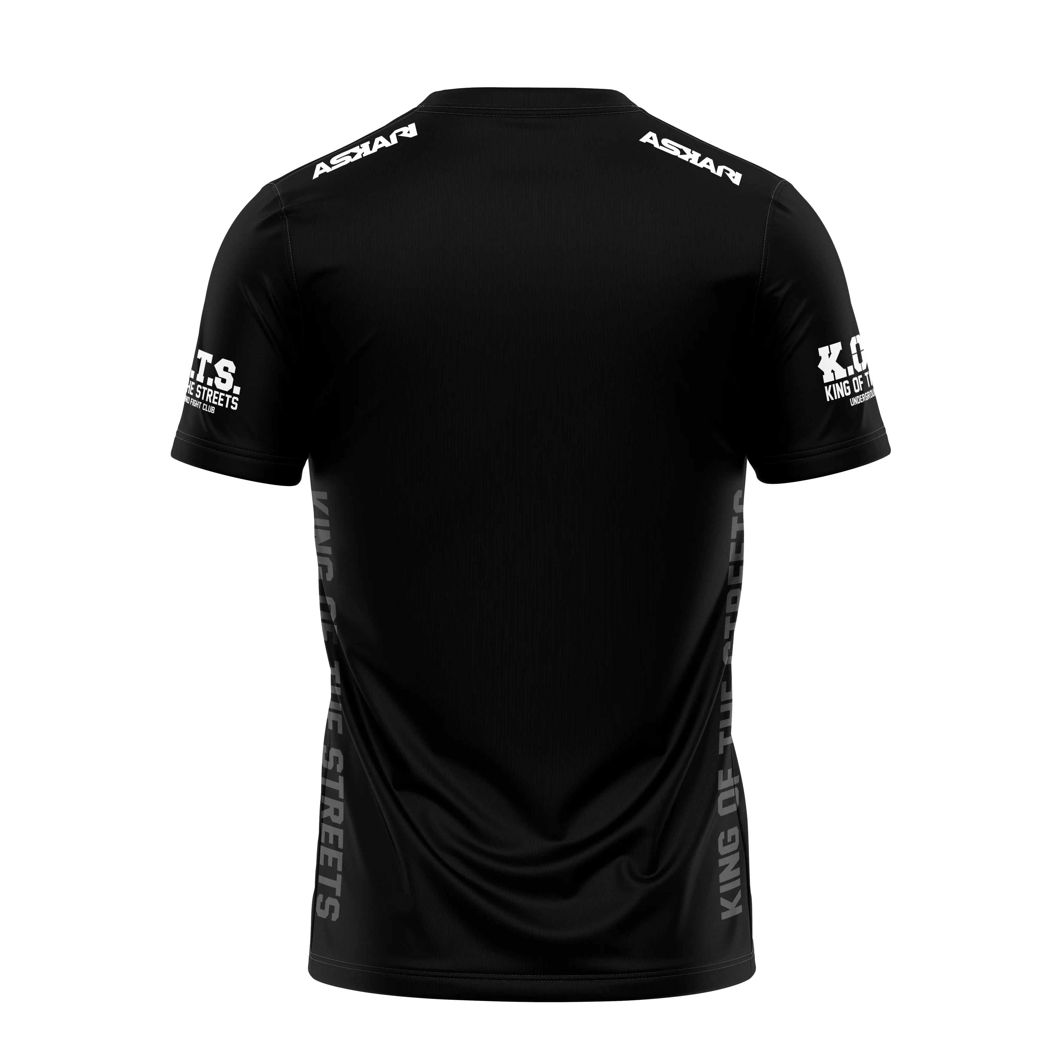 Men's Breathable Mesh Short Sleeve T-shirt 3D Print ASKARI Boxing Fight Tee Fitness Sports Outdoor Training Casual Tops
