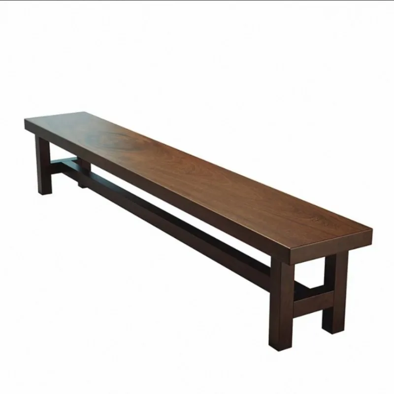 

North American black walnut strip household tea table end of bed shoe changing stool