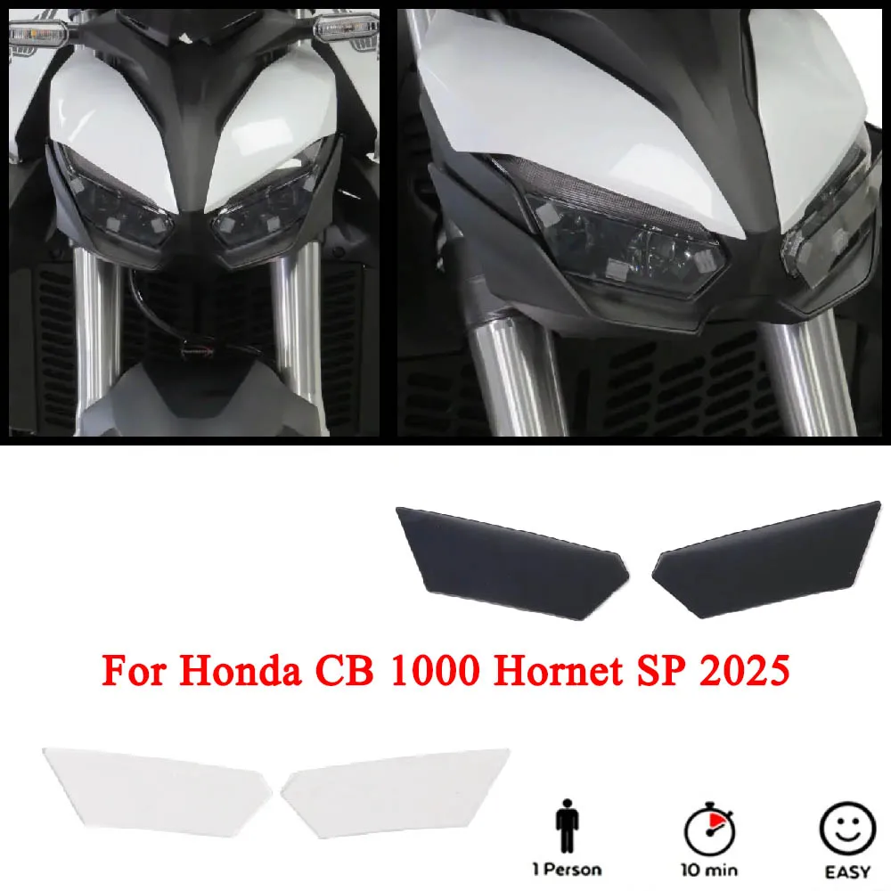 

Scratch Resistant Motorcycle Headlight Protector & Grille Cover Fit For HONDA CB1000 Hornet 2025 SP | Moto Protective Accessory