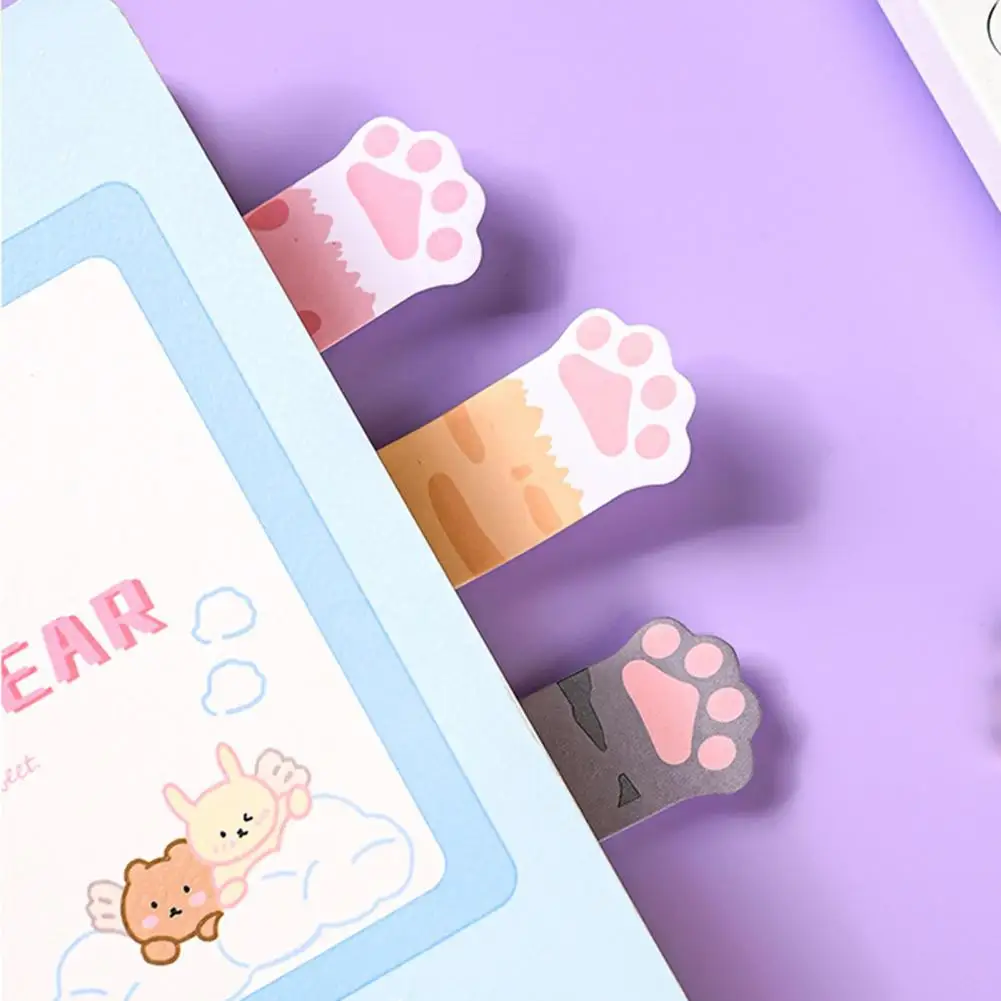 Cat Themed School Supplies Adorable Cat Paw Stationery Set Eraser Highlighters Sticky Notes Ruler Pencil Box for School for Cat